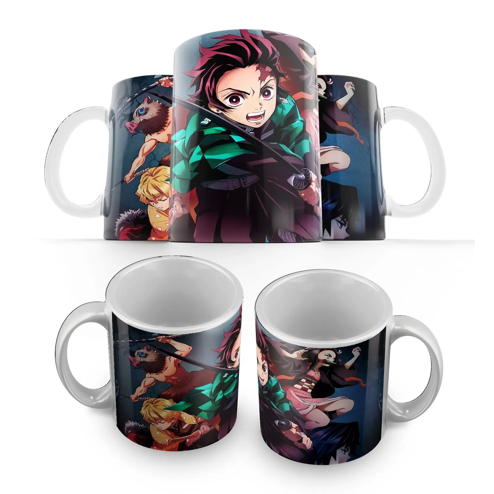 Mug: Blade рассекающий demons-2 (anime character turtles samurai Naruto ахегао) -2 cool mug gift anime maynkravt | Дом и сад