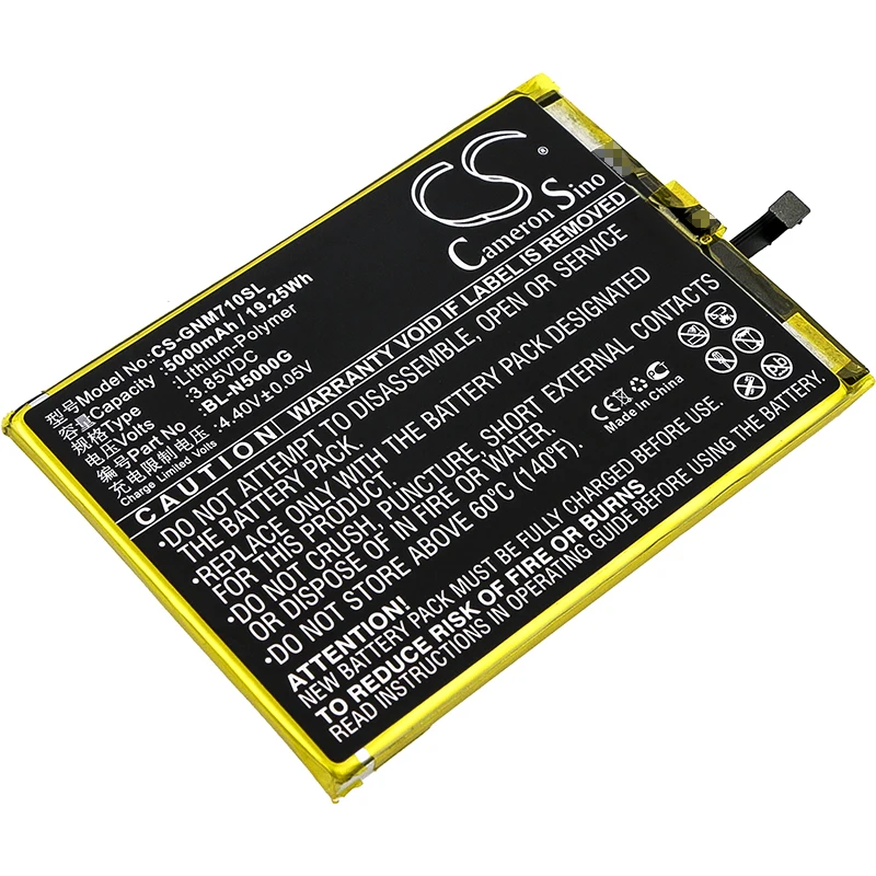 Обновленная батарея Cameron Sino для GIONEE GN5007, GN5007L, M7 power