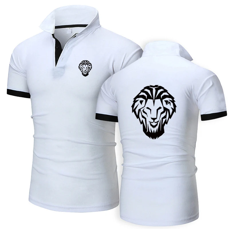 Cotton Short Sleeve Casual Summer Polo Shirts for Men