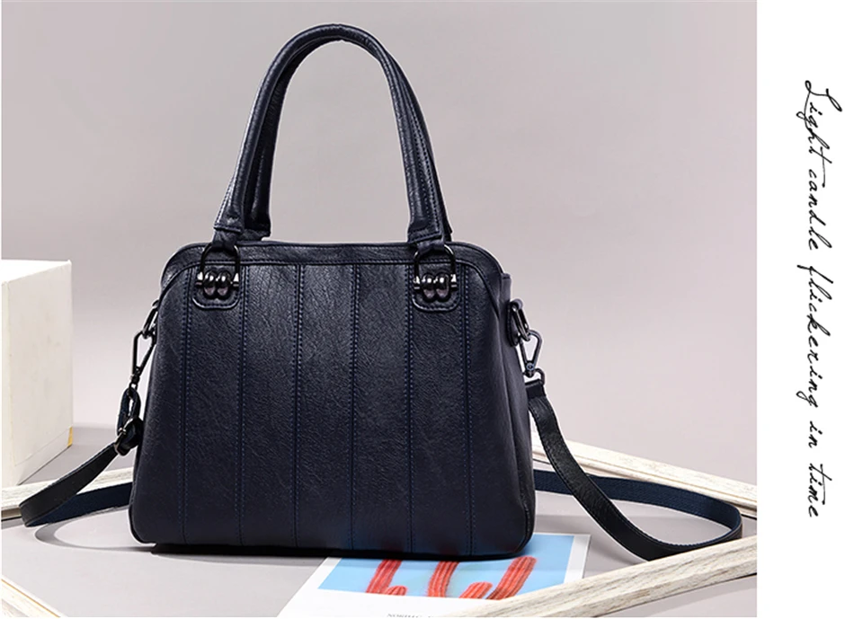 New High Quality Leather Ladies Shoulder Bag Luxury Handbags Women Bags Designer Large Capacity Crossbody Bags For Women