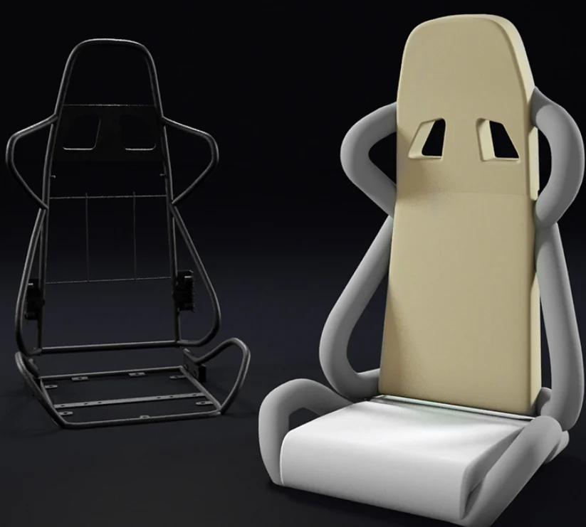 Reclining E-sports Game Chair Home Computer Host Internet Bar Competitive Lazy Armchair Swivel Reclining Soft Gaming Leather
