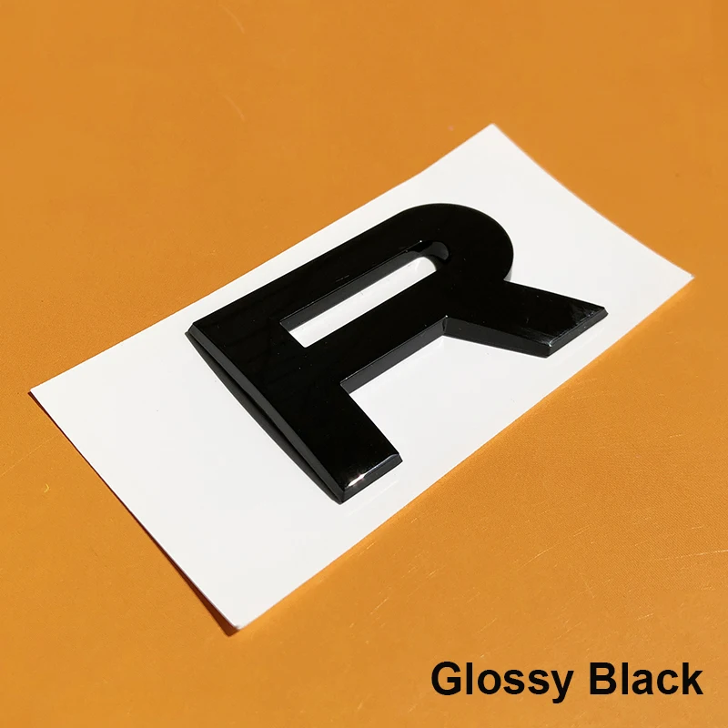 RANGE Glossy Black DIY ABS буквенная Эмблема Для Land Range Rover SPORT autobiographia SV VELAR автомобильный Стайлинг Средний капюшон и багажник логотип значок наклейка - Цвет: RANGE Glossy Black
