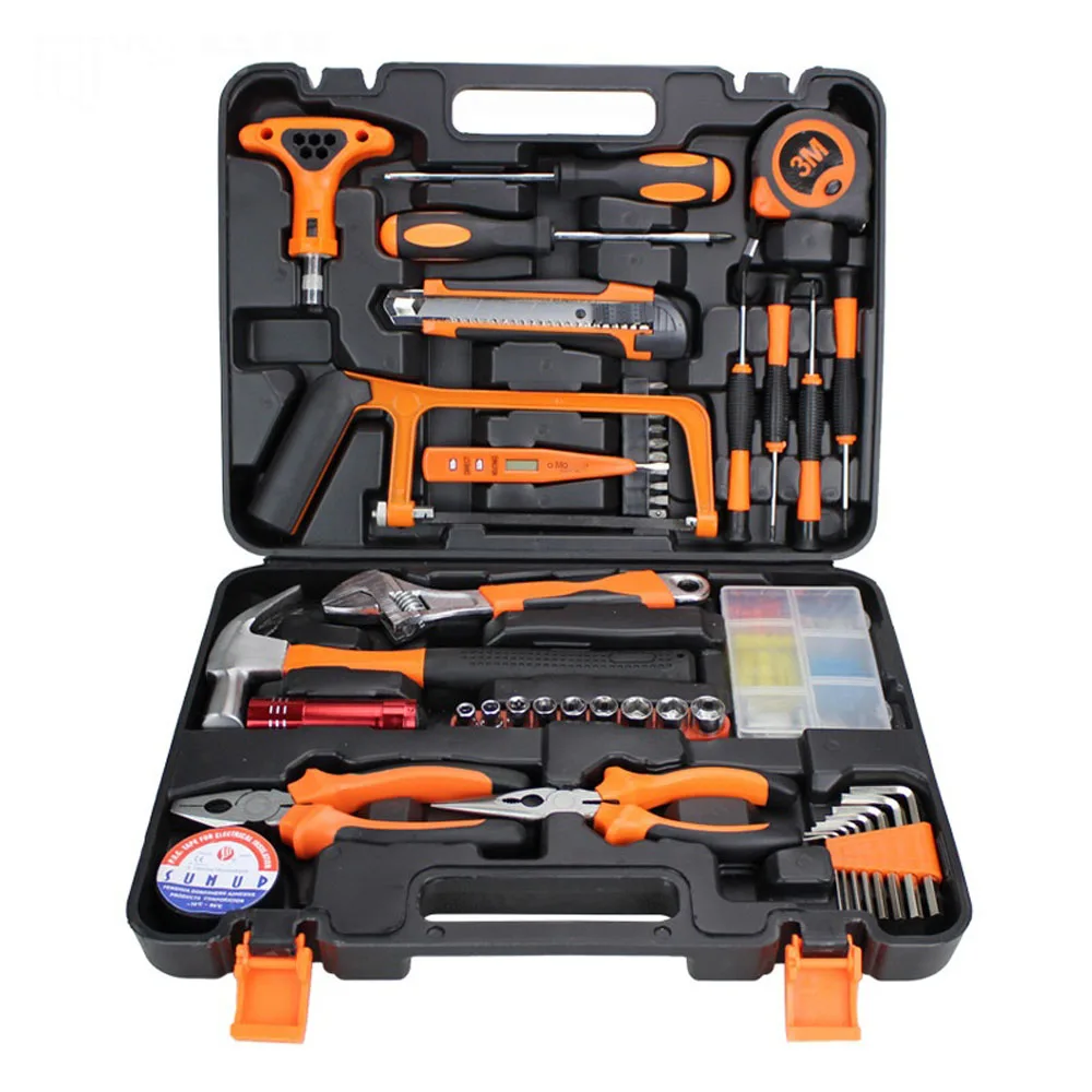

45 Sets of Hardware Tools Multifunctional Woodworking Repair Special Combination Manual Toolbox Repair Kit Accessories Blow Box