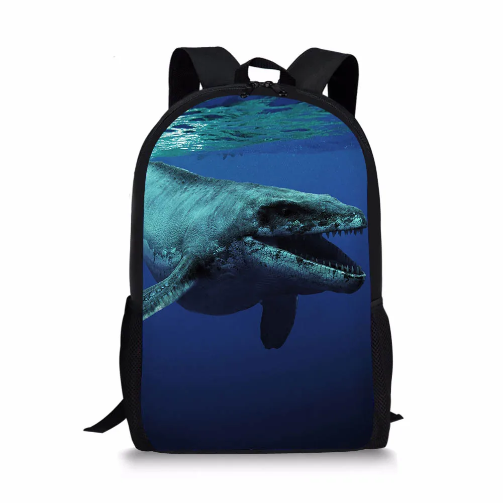 Тикин 3D животных Mosasaurus динозавр детские школьные ранцы для мальчиков крутой подростковый Рюкзак Дети ежедневно рюкзак студентов Mochila - Цвет: 6