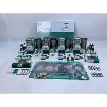 

New Aftermaket Engine Part 4TNV94 Engine Overhual Kit With Bearings Cylinder Piston Ring Gasket Set Liner Valve Kit For Yanmar