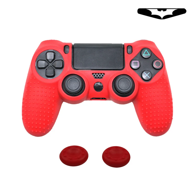 Для контроллера PS4 Геймпад Камуфляжный силиконовый чехол резиновый чехол для захвата кожи защитный для Playstation 4 джойстик со светодиодной подсветкой