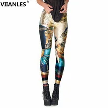 VIIANLES 3D леггинсы с принтами женские сексуальные штаны,, новинка Для женщин Фитнес леггинсы космической галактики леггинсы с принтом тай-дай ВОРКАУТ, отжимания штаны
