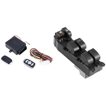 

1Set Car Alarm Systems Auto Remote Central Kit Lock Vehicle Keyless Entry & 1 Pcs Power Window Master Control Switch