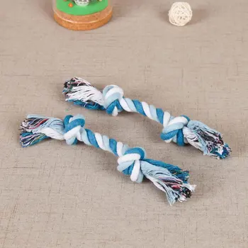 

Pet Toy Cotton Rope Bite-resistant Puppy Molar Knot Rope Toy Small Dog Training Interactive Knot Toy