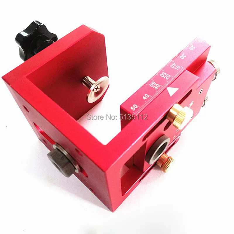 Woodworking inclined hole 3 in 1 puncher Woodworking tools Roundwood tenon Roundwood tenon Punching Drilling set Locator