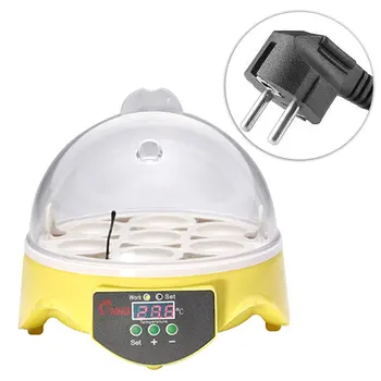 

7 Eggs Incubator Plastic Digital Chicken Temperature Control Automatic Incubator Hatcher Incubation Tools Supplies