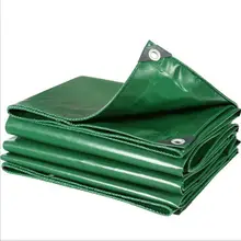 Толстый водонепроницаемый и непромокаемый солнцезащитный брезент тент теплоизоляция садовая мебель дерево зеленый PE водонепроницаемый холст