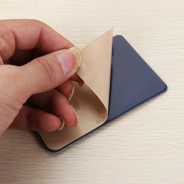 Portafoglio Adesivo Per Smartphone Universale - Custodia Slim Per Carte, Stick-on In Silicone - Foto 6