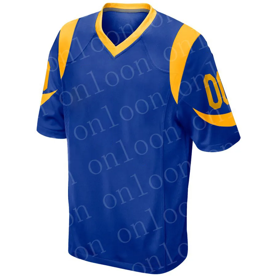 

Mens Game Sports Los Angeles Fans Jersey Aaron Donald Todd Gurley ll Nick Foles Jared Goff Cooper Kupp light blue Game jerseys