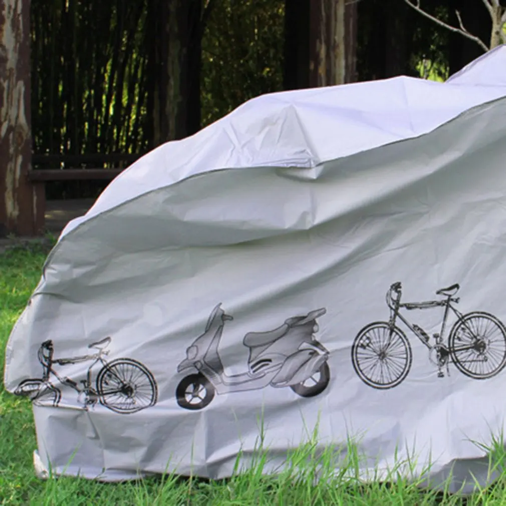 Универсальный Открытый протектор велосипед мотоцикл чехлы пыли Водонепроницаемый Открытый Крытый чехол для защиты от дождя