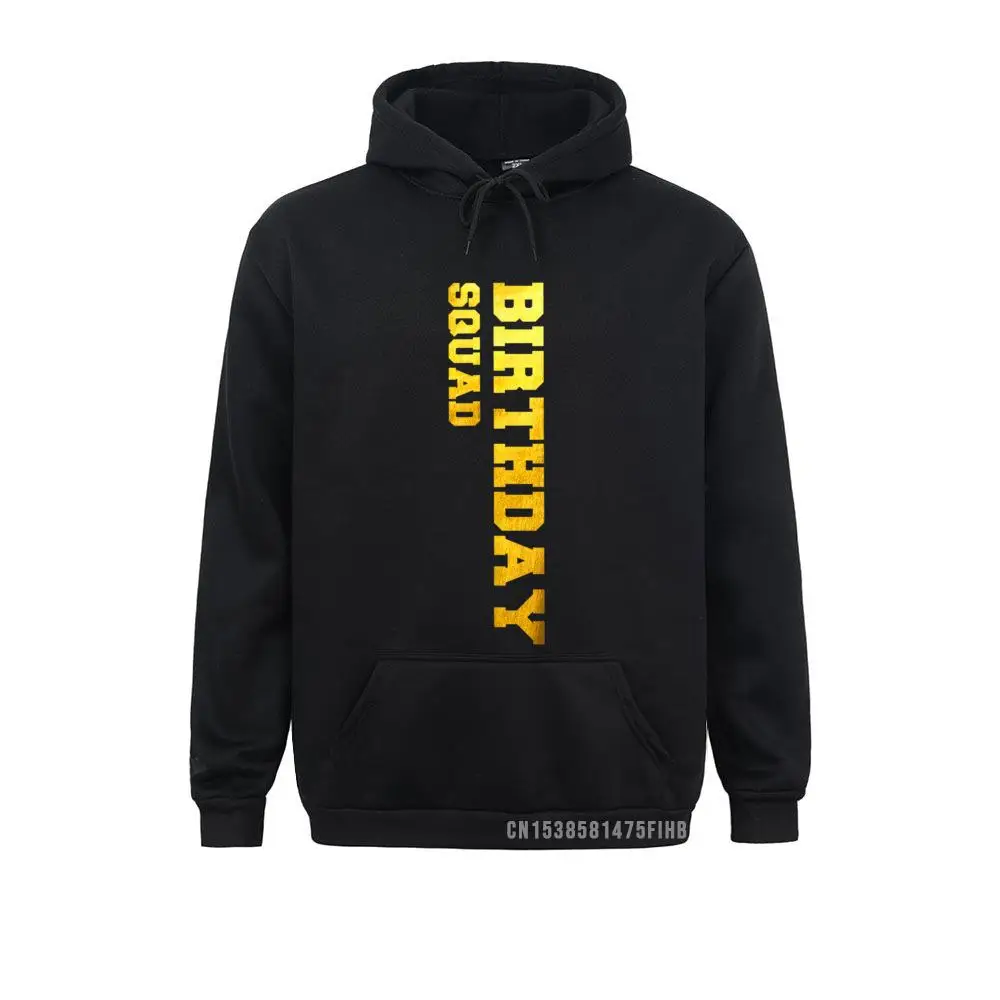Happy Birthday Squad Hoodie Party Gold Gift Funny Idea Hoodie Group