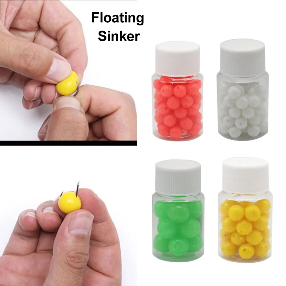 50pcs Round 8mm Fishing Beads Stopper Rig Bait Bead Lures Rigging Carp