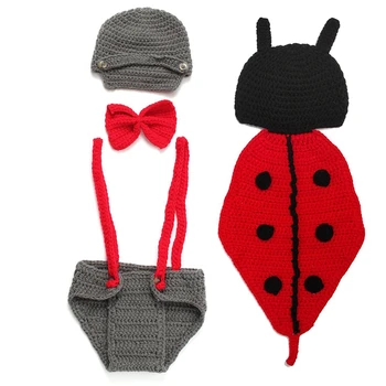 

1 Set Beetle Costume & 1 Set Costume ,with Hat ,Pants ,Bow Tie: Photography Photo Prop-Beetle +Gift Pattern Send Randomly Beetle