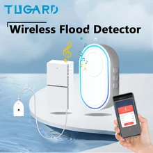 Tugard – capteur de fuite d'eau, wi fi, Tuya, Protection intelligente pour la maison, étanche, sonnette sans fil, système d'alarme sonore 110db