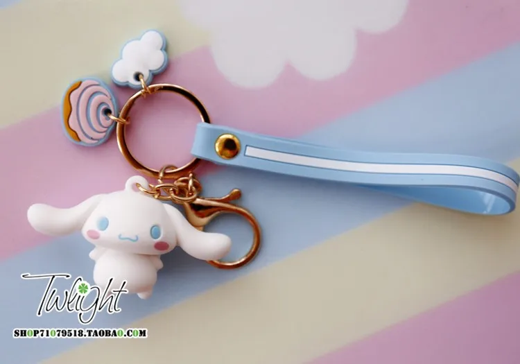 Sanrio, Hello Kitty My Melody Cinnamoroll Марка pom-Pom Purin BADTZ-MARU Xo мультяшная сумка для ключей подвеска брелок для девочек детей