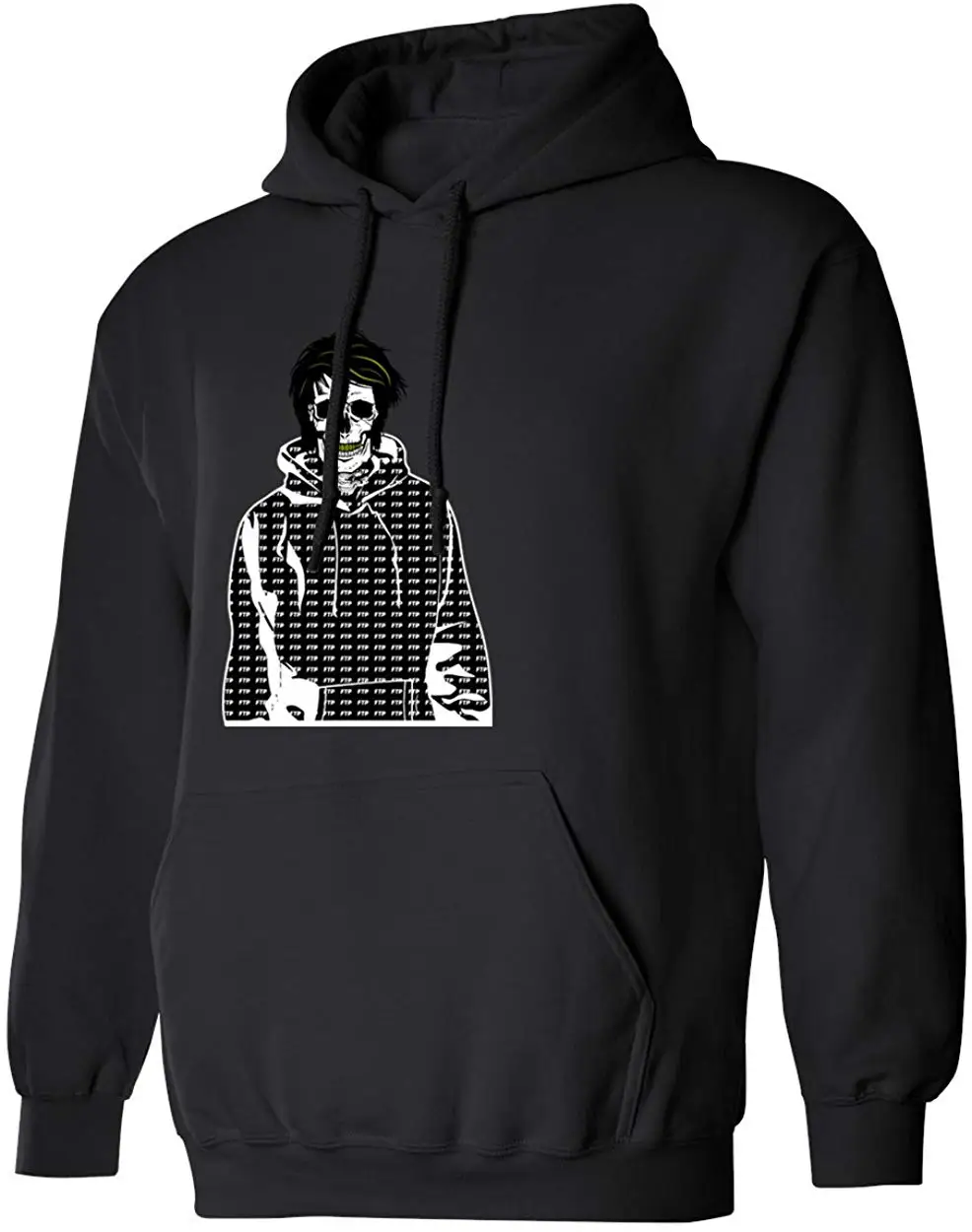 Undead Scrim$ UICIDEBOY$ Классическая мужская толстовка с капюшоном черная Унисекс Мужская толстовка с капюшоном