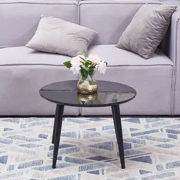 

Coffee Table End Table Living Room Sofa Side Table Round Magazine Shelf Small Table Home Office Furniture