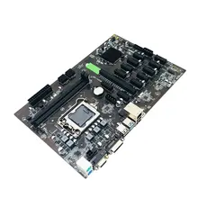 

B250 BTC Mining Machine Graphics Slot 12 PCI-E16X Board Sodimm Lga 1151 DDR4 SATA3.0 Support VGA DVI For Mining Machine