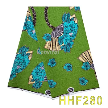 

African wax Fabrics Ankara Print Fabric 6 Yards Latest Nigeria Wax Guaranteed Real Ghana Wax style For Women Dresses