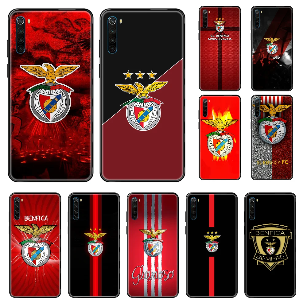 Чехол для телефона с футбольной командой Portugal Benfica Xiaomi Redmi Note S2 4 5 6 7 8 A S X Plus Pro