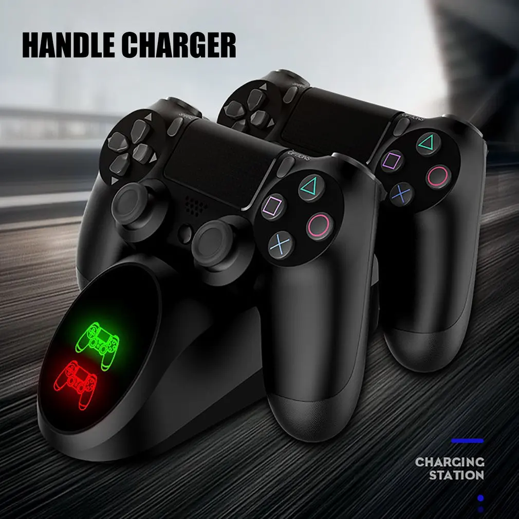 PS4 джойстик, геймпад джойстик ручка USB зарядное устройство двойной USB быстрая зарядка док-станция для Playstation 4 PS4 Slim/PS4 Pro