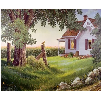 

Diamond Embroidery Landscape 5D Diamond Painting Mosaic Needlework Diamond Dots Painting Mosaic