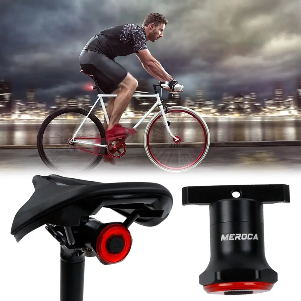 

Intelligent Induction Brake Bike Taillight Bicycle Mountain Road Bike USB Charging Cycling Tail-lamp Bicycle Lights Night Riding