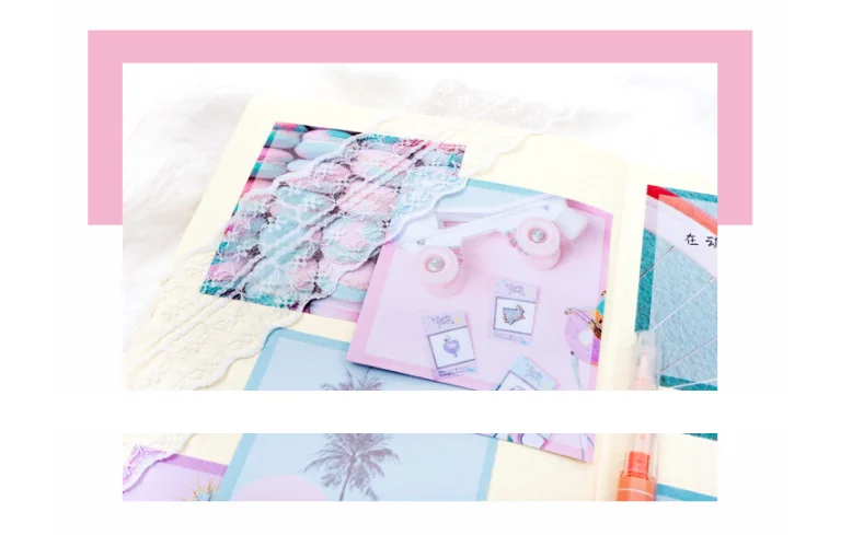 20sets/1lot Kawaii Stationery Sticker Ins girl heart series Planner Decorative Mobile Stickers Scrapbooking DIY Craft Stickers