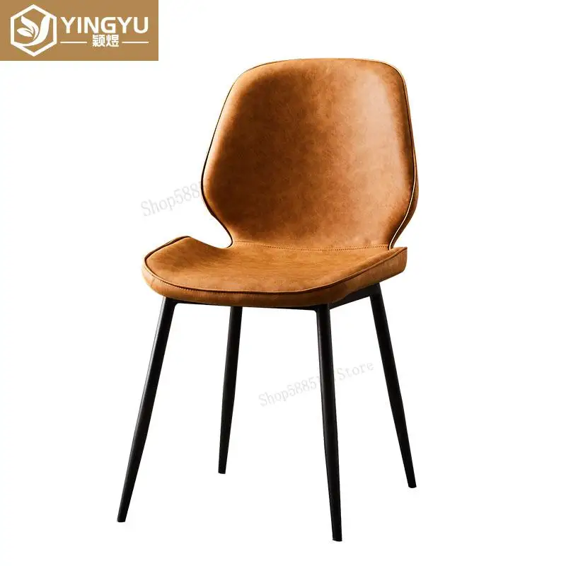 Nordic Dining Chair Modern Minimalist Home Backrest Light Luxury Single Stool Net Red Desk Makeup Creative Restaurant |