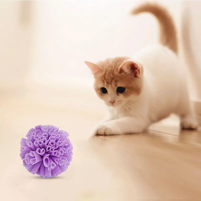 

20 Pcs/set Colorful Soft Ball Cat Toy Funny Cats Interactive Play Toys Supplies