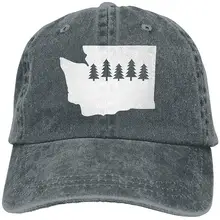 Бейсбольная Кепка унисекс из денима с регулируемой застежкой