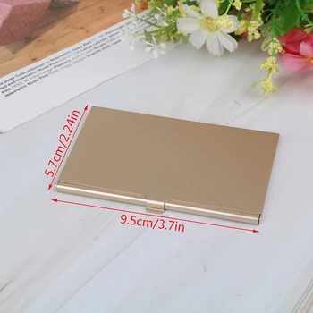 

Low Profile Metal Case 1PC Professional Business Card Holder for Men & Women