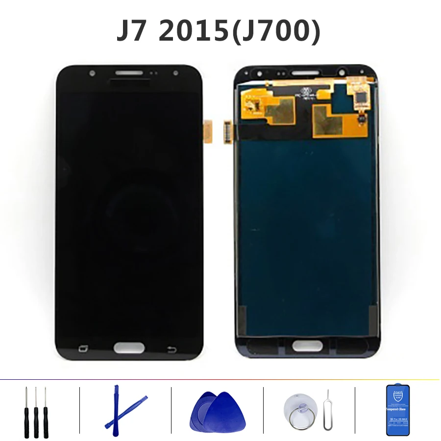 

TFT For Samsung Galaxy J7 2015 J700 SM-J700F LCD Display+Touch Screen Digitizer Assembly for Samsung J700H J700M LCD