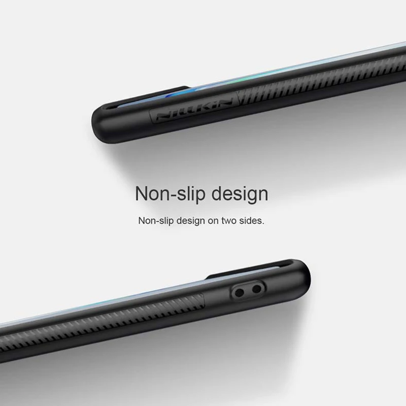 Для samsung Galaxy Note 10 Plus чехол Nillkin мерцающий градиентный текстурированный пластиковый силиконовый гибридный чехол s для samsung Galaxy Note 10
