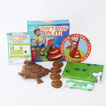 

Don't Step In It Interaction Party Game Laughting game Blindfolded poop dodging fun for kids Spoof amusing children Funny games