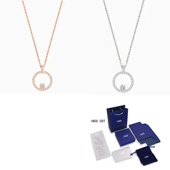 

2020 SWA's new CREATIVITY CIRCLE pendant necklace round pendant brings a new interpretation to women's fashion jewelry necklaces