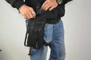 

New Kawasaki Oxford Leg Bag Drop Fanny Waist Belt Hip Bum Travel Motorcycle Riding Trend Cell Phone Case Cover Waterproof Pack n
