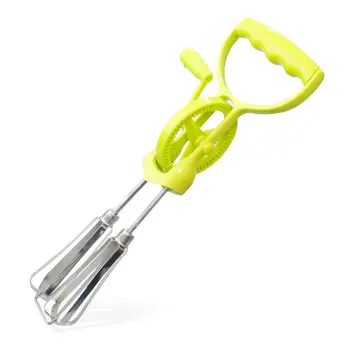 

Hand-held Manual Rotary Agitator Manual Egg Beater Baking Stir Bar Home Dough Mixer Stainless Steel Portable