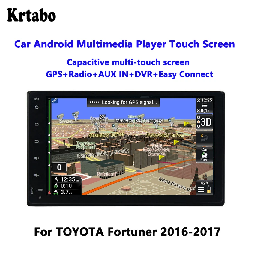 Автомобильный радиоприемник Android мультимедийный плеер 4G RAM для TOYOTA Fortuner 2016 2017 GPS