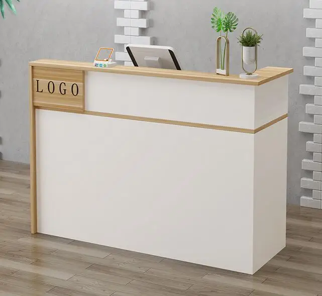 Modern cashier counter, small counter, clothing store, beauty salon, hairdressing salon, bar table, reception desk