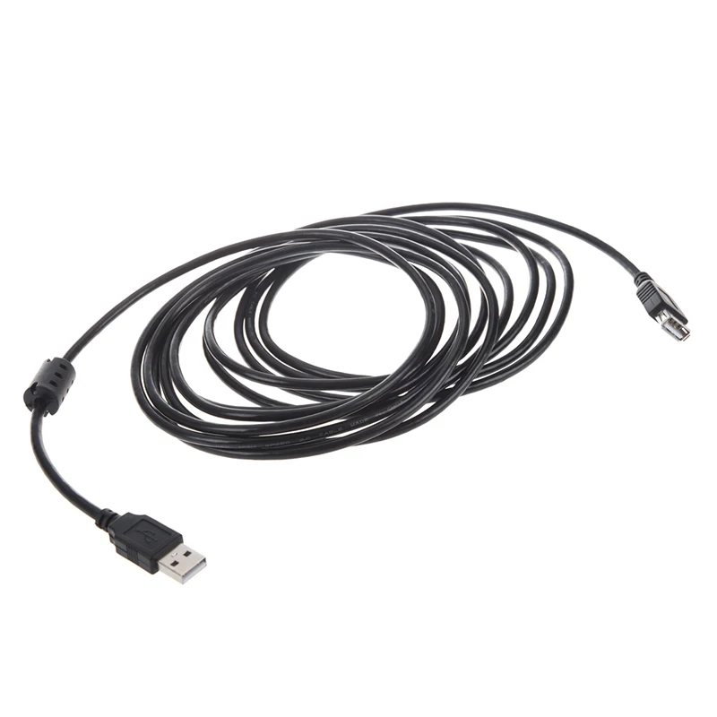 USB 2,0 Тип A к удлинительному кабелю M/F, 15 футов черный
