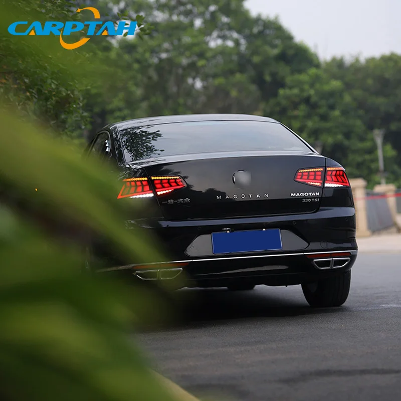 Автомобильный Стайлинг задний фонарь задние фонари для VolkswagenPassat B8- задний фонарь DRL+ Динамический сигнал поворота+ задний тормоз светодиодный