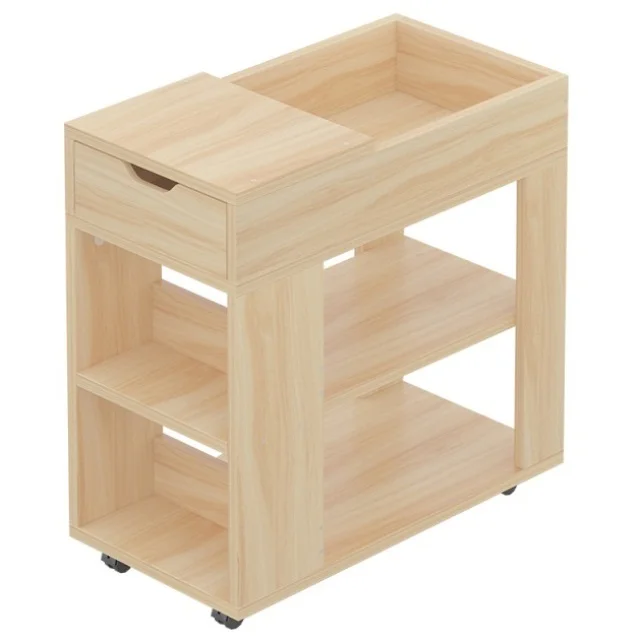 changing table side shelf