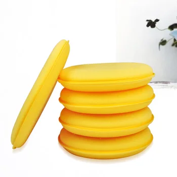 

12pcs Car Vehicle Wax Polish Foam Sponge Hand Soft Wax Yellow Sponge Pad Buffer Detailing Care Wash Clean Towel