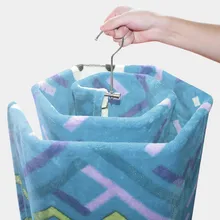 Вешалка для одеяла сушилка спиральная вешалка вращающаяся стойка для хранения Стёганое одеяло вешалка хорошие наружные плечики домашние Fping T3